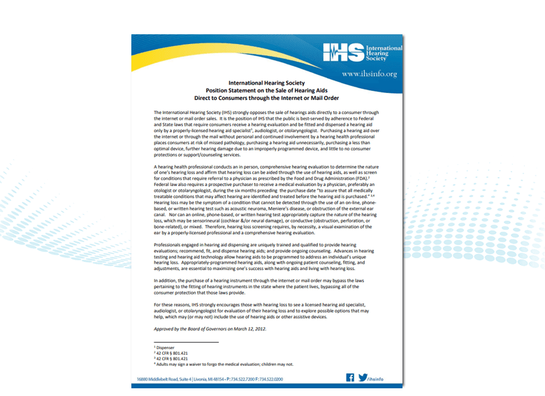 position statement preview