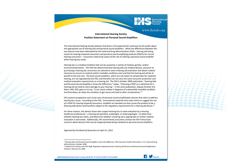 position statement preview