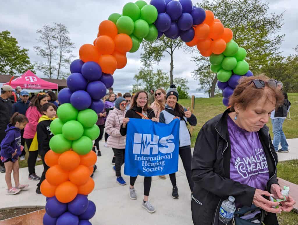 staff members marching in the HLAA Walk4Hearing event in Michigan