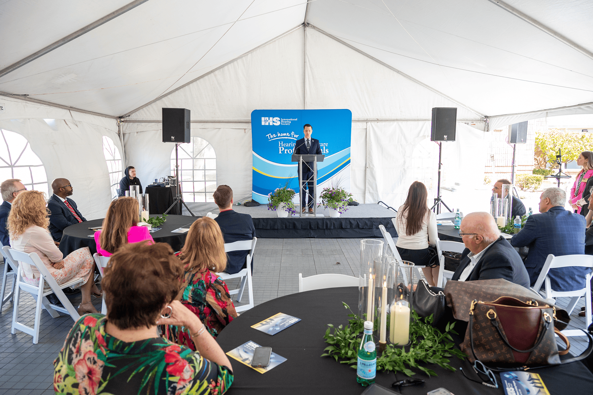 IHS President at ribbon cutting event for new world headquarters