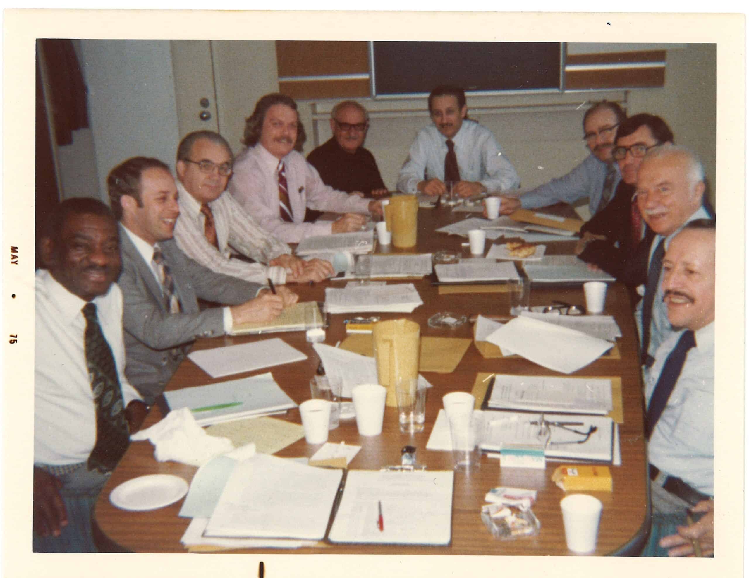 old photo from the first institute meeting