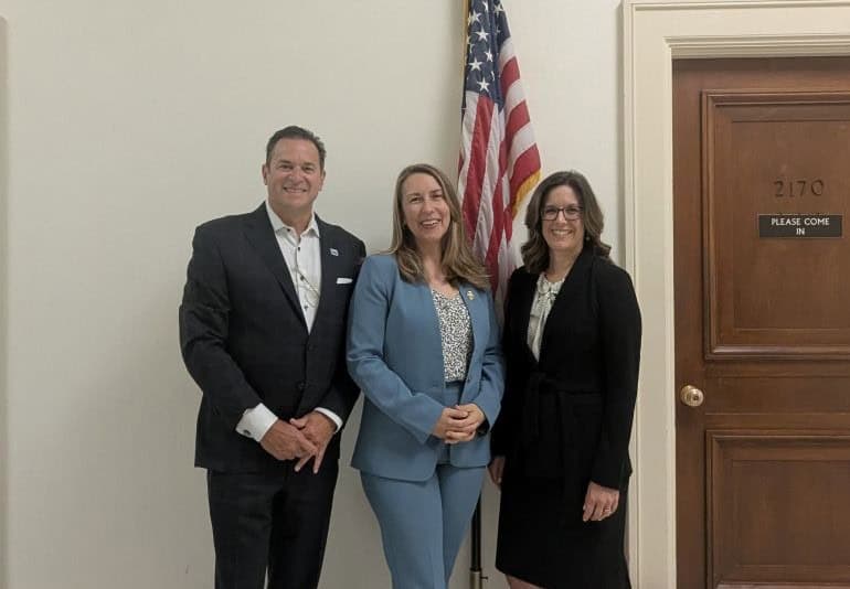 2026/01/29 Pictured (Left to Right): Clell Hamm, BA, BC-HIS, Michael Andreozzi, BS, BC-HIS, U.S. Representative Tom Barrett, Leanne Polhill, BA, BC-HIS, David Kimbel, BC-HIS, and Nicholas Gray, BC-HIS.