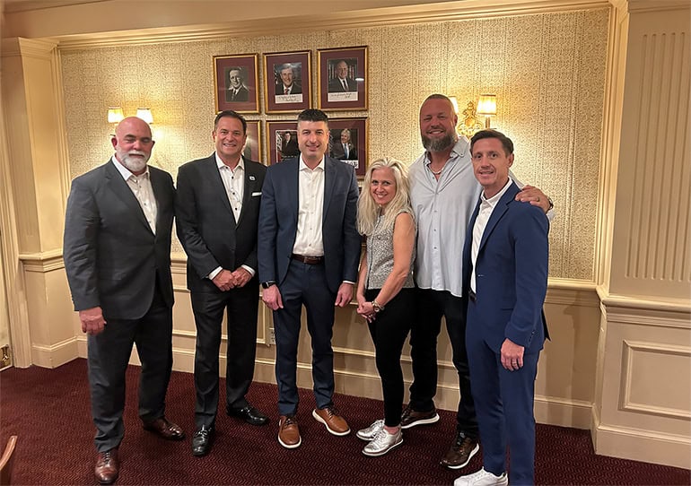 Pictured (Left to Right): Clell Hamm, BA, BC-HIS, Michael Andreozzi, BS, BC-HIS, U.S. Representative Tom Barrett, Leanne Polhill, BA, BC-HIS, David Kimbel, BC-HIS, and Nicholas Gray, BC-HIS.