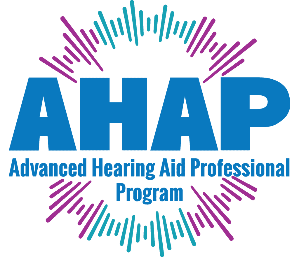 Advanced Hearing Aid Professional Program (AHAP) logo