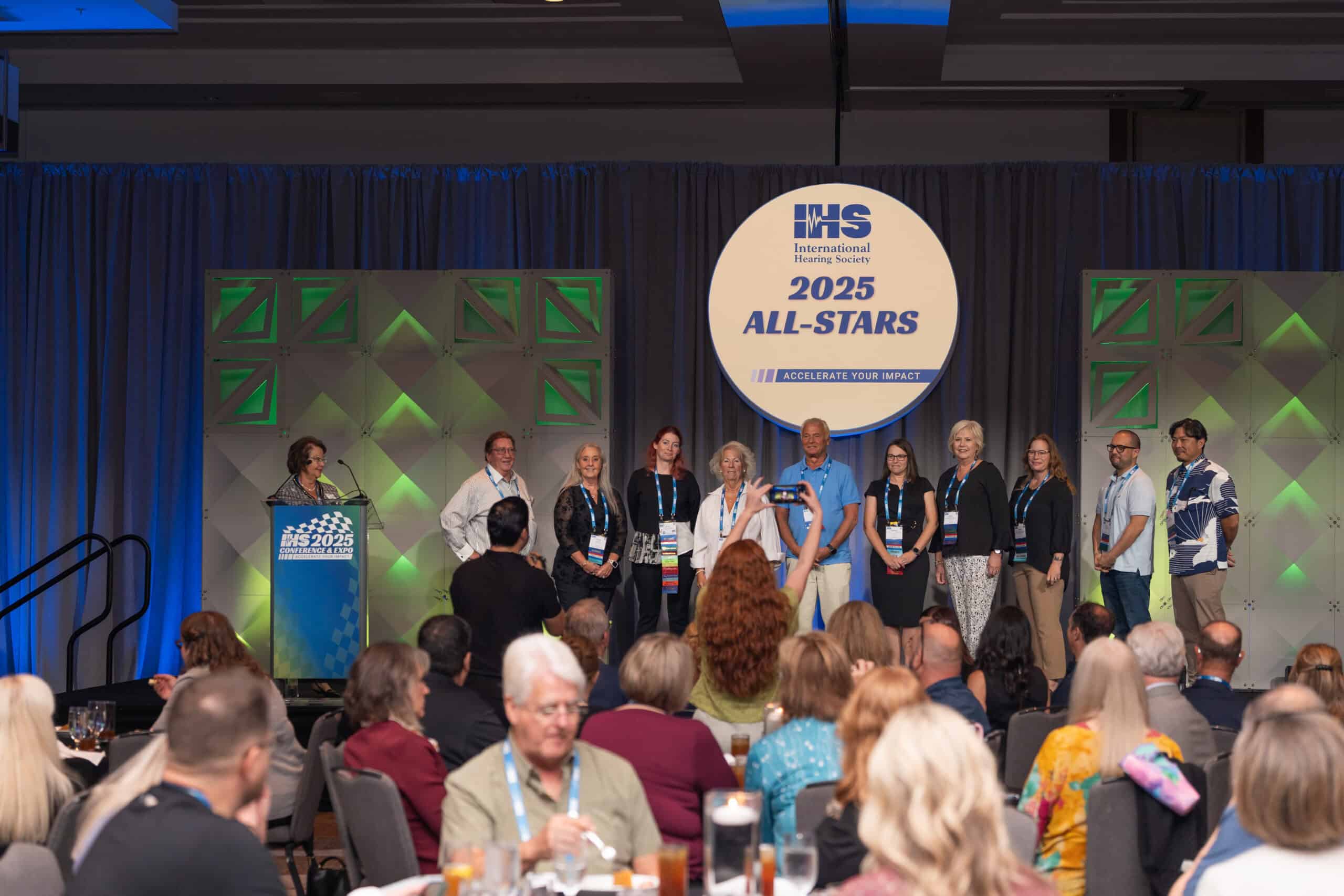 All-Stars on stage at the IHS Conference