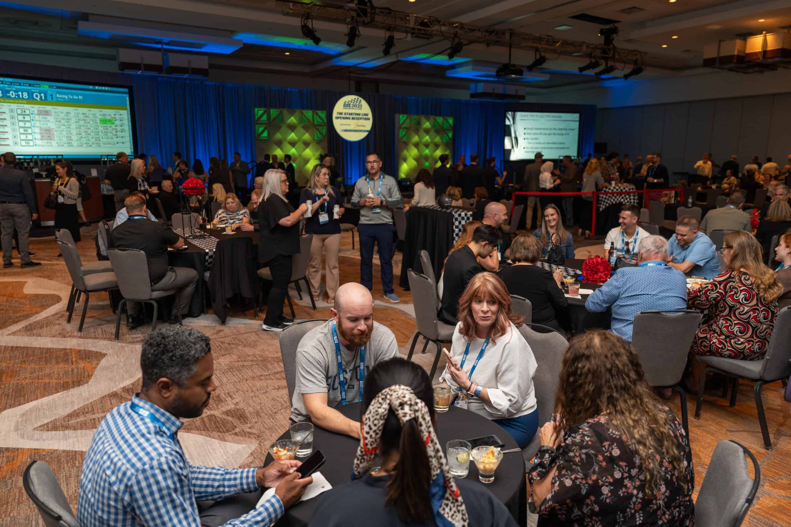 attendees enjoying the opening reception event at the IHS Conference & Expo
