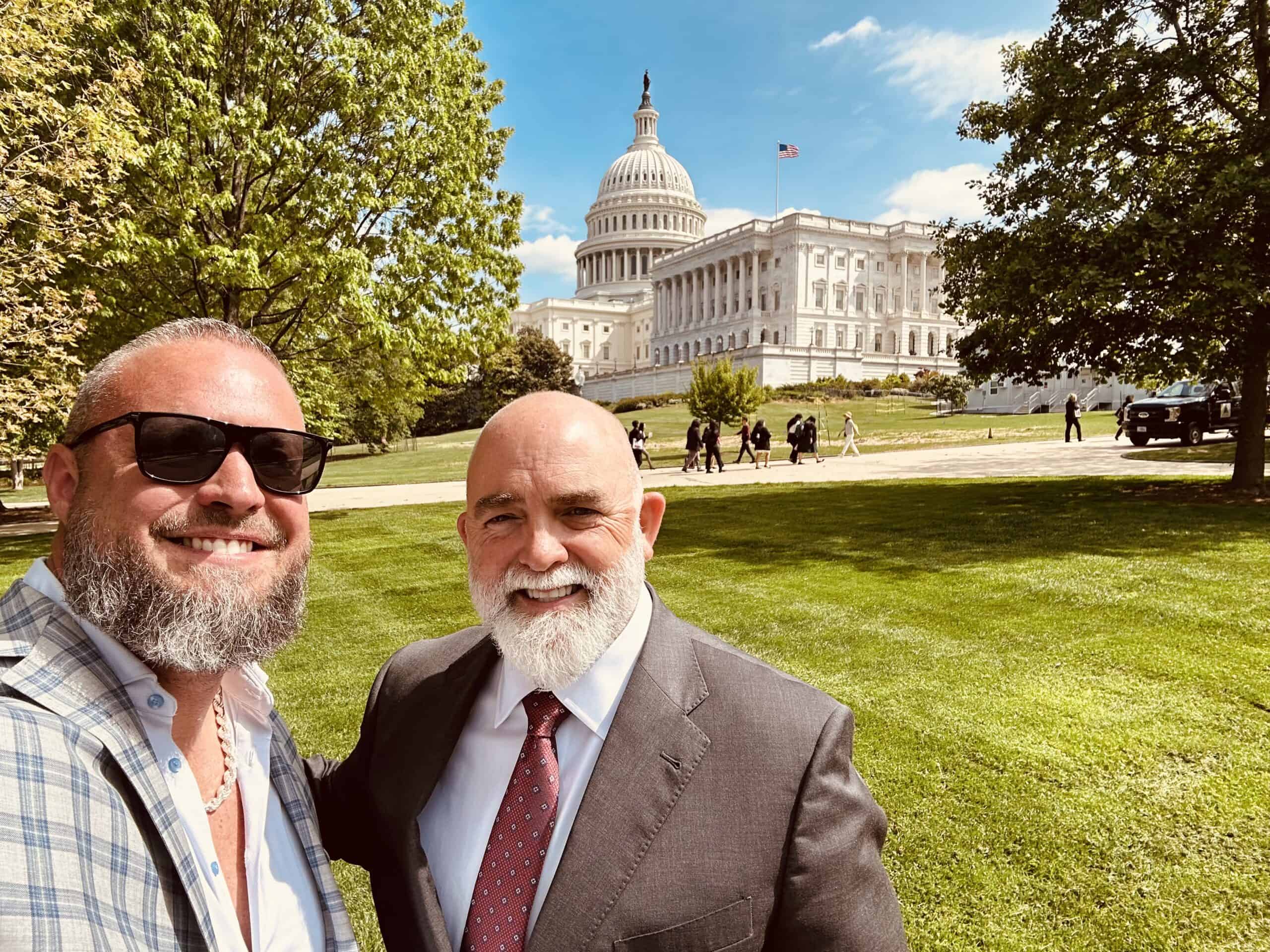 IHS Members in front of the Capitol Building