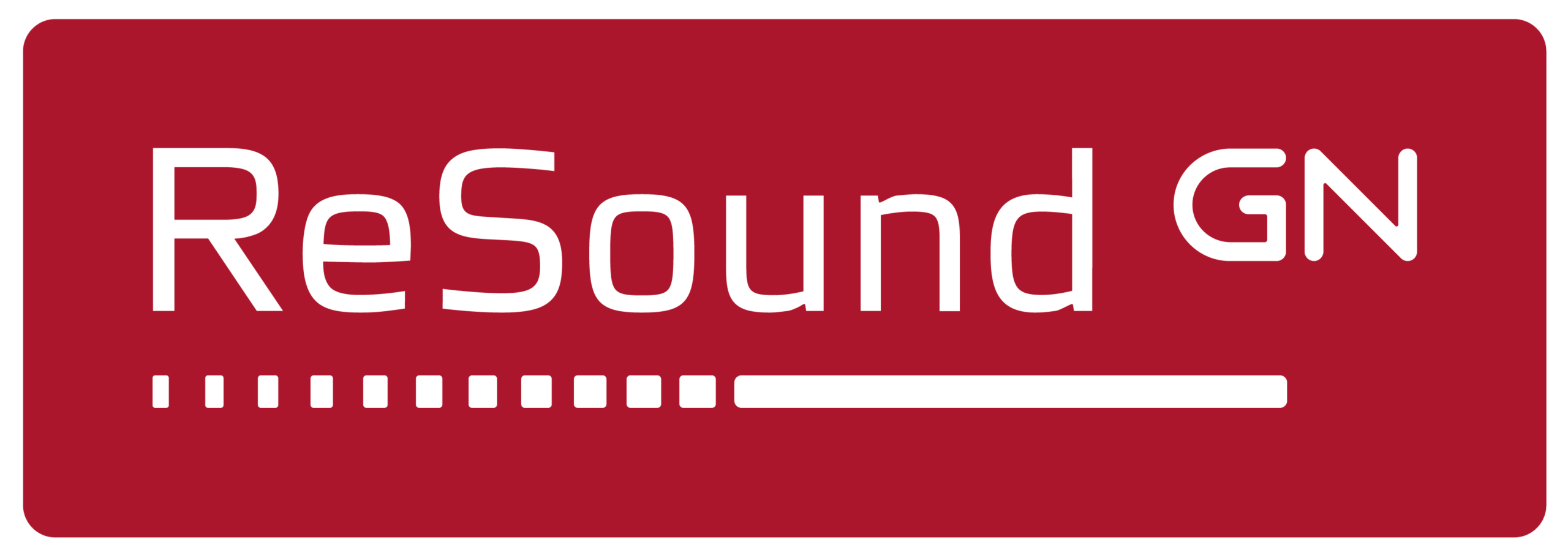ReSound GN logo with a progress bar graphic
