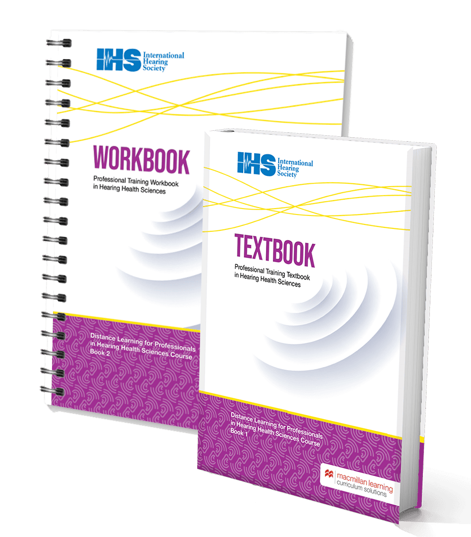 Covers of the books for the Student Course, the Textbook and Workbook