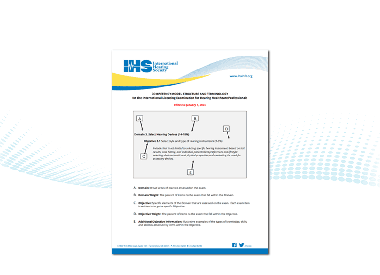 First page of the Competency module resource