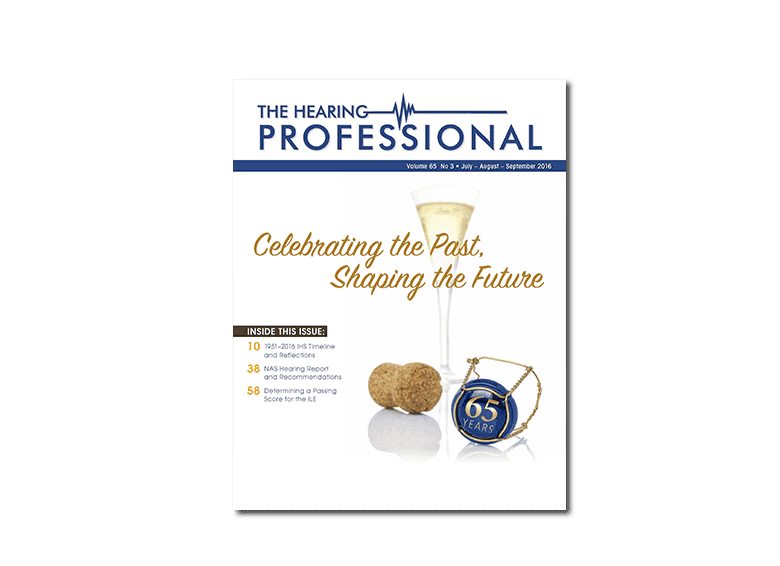 The Hearing Professional cover