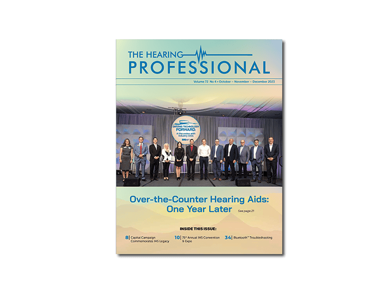The Hearing Professional cover