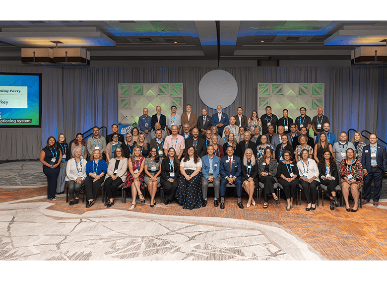 IHS Chapter leaders posed during the IHS conference & expo