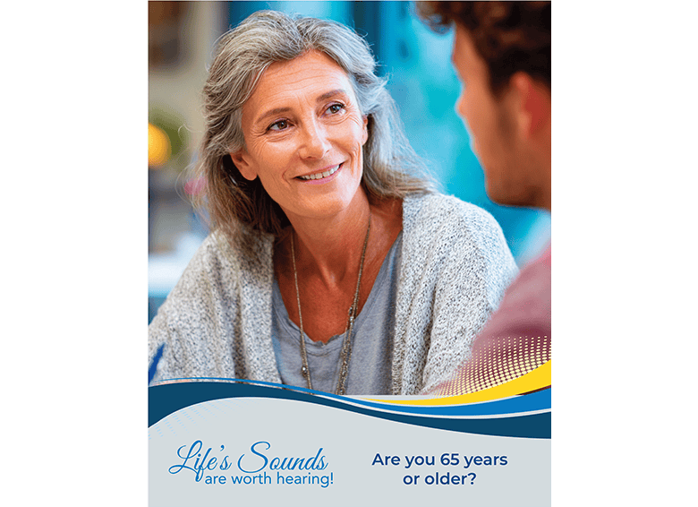 Senior woman smiling