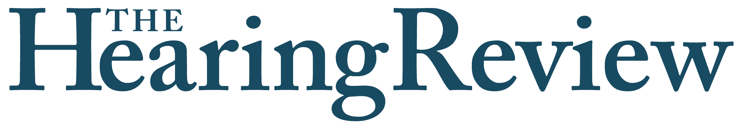 The Hearing Review logo in blue