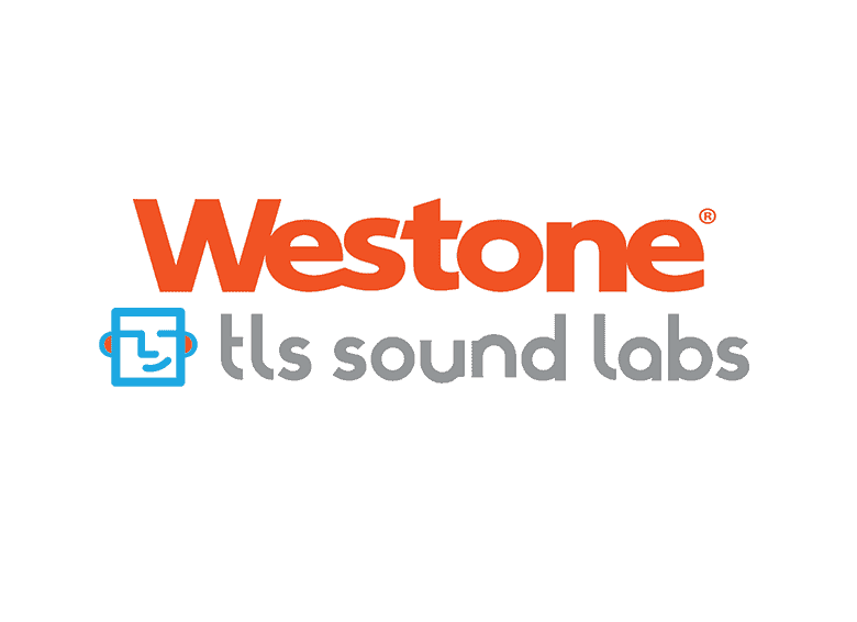 Westone and TLS Sound Labs logos: The In-Ear Experts, Designed by Hearing Professionals.